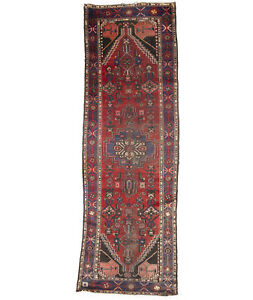 Semi Antique Tribal Floral Runner Rug 3 2x9 6 Handmade Hallway Kitchen Carpet