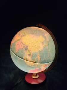 Vintage World Globe 12 Light Up Illuminated Scan Globe 1999 Edition
