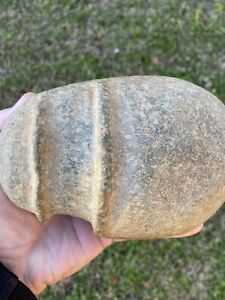 Native American Stone Axe Head Grooved