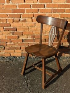 Antique 1940 S Old Hickory Martinsville Indiana Side Chair