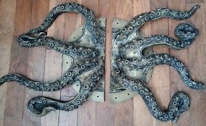 Octopus Door Handles Xl Gregory Besson France Numbered Resin Sculpture Art