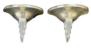 Art Deco Wall Sconces Deminlune Theatre Karl Springer Attributed More Available