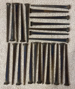 Vintage 4 Inch Square Nails Quantity Of 25 Never Used Great For Crafting 