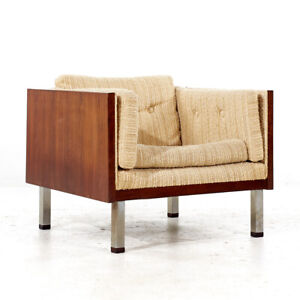 Milo Baughman Style Jydsk Mobelfabrik Mid Century Danish Rosewood Case Chair
