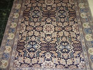 Hand Knotted Carpet Wool And Silk Naein 6 Laa 5 7 X 8 8 