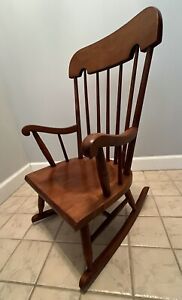 Vintage Tell City Children S Wooden Rocking Chair Finish 48 Andover Pattern 29