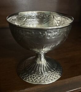 Victorian 1852 Shreve Co Sterling Silver Wine Cup Goblet Early Mark Antique