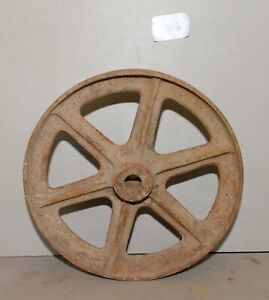 Antique Industrial Collectible Cart Wheel Factory Railroad Door Roller Tool W6