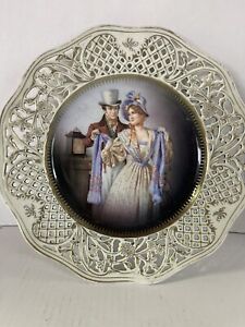 10 Schumann Dresden Plate Victorian Couple Man Woman