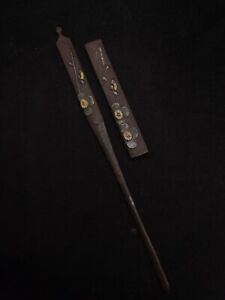 Japanese Sword Plum Blossom Kozuka Kogai Set Edo Period Antique D021