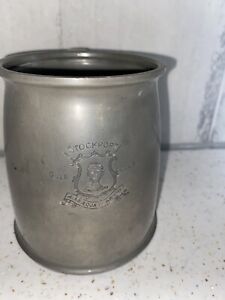 Walker Hall Early Stockport Golf Club Trophy Pewter Tankard Antique Prize