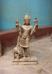 Antique Decorative Collectibles Statue India Hinduism Vishnu Statue