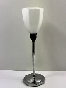 Art Deco Period Chrome Table Lamp