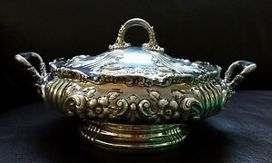 Dominick Haff Bailey Banks Biddle Sterling Silver Covered Bowl