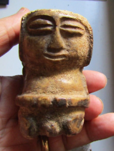 Pre Columbian Carved Statue Authentic San Agustin Colombia Vi Ad