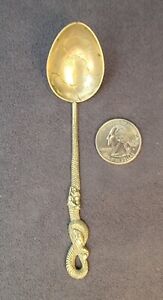 Antique Imperial Russian Sterling Silver 84 Nagasaki Japan Souvenir Spoon 1800 S