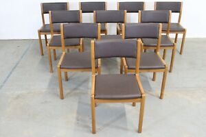 Pair Of Danish Modern Jl Moller Teak Side Dining Chairs