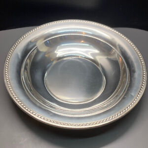 La Pierre Sterling Silver Serving Bowl Tray Plate No Monogram 5 1 10 222g