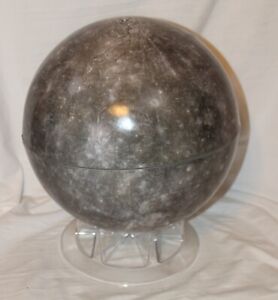 Mercury 12 Inch Diam Astronomy Globe Educational Globe Planet Grey