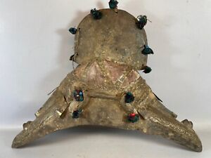 230529 Old Rare African Bambara Double Head Mask Mali 
