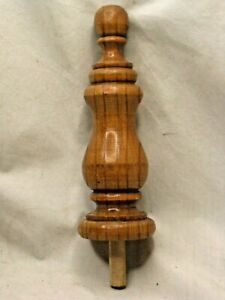 Vintage Turned Wooden Finial Wood Furniture Accent Approx 7 Post Topper Top