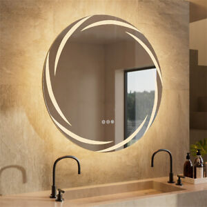 Wisfor Anti Fog Led Bathroom Mirror Backlit Light Shatterproof Hd Vanity Mirror