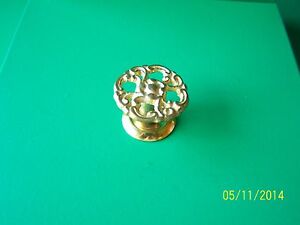Antique Style Victorian Drawer Knobs 1 1 4 Dia Solid Brass