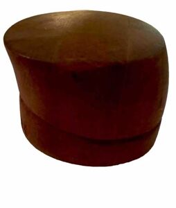 Vintage Millinery Wood Hat Mold Press