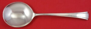 Debutante By Richard Dimes Sterling Silver Cream Soup Spoon 6 Silverware