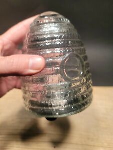 Antique Vintage Style Clear Glass Table Top Fly Trap