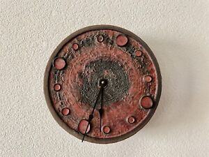 Krosselbach Clock Mid Century Mcm Germany Ceramic Meridian Style Raymor Era