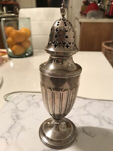Antique Sterling Silver American Sugar Caster Or Muffineer 8 5 1265
