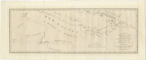 Antique Map Of New Guinea By Hawkesworth 1773 