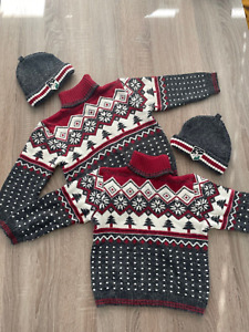 Boys Sweater And Cap Set