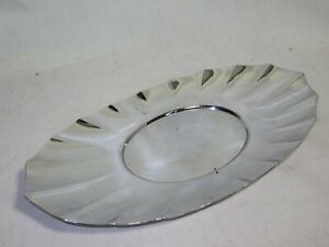 Vintage Manning Bowman Art Deco Tray Platter Ornate Oval Dish