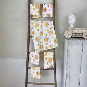 1 Single Multiples Available Vintage Floral 1970 39 S Hand Towel Yellow Pi
