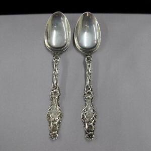 Whiting Sterling Silver Lily Pattern 5 O Clock Monogrammed 5 3 8 39 8 C560