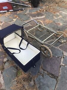 Rare Antique 1970s Marmet Baby Carriage Made In England Pram