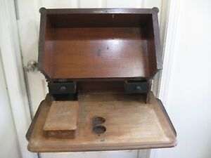 Antique 1866 Wheeler Wilson 3 Treadle Sewing Machine Good Wood Top Cabinet