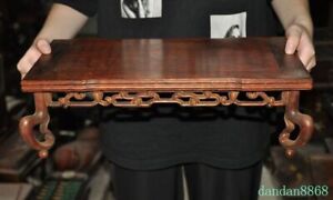 16 Old Chinese China Huanghuali Wood Hand Carved Coffee Table Desk Wooden Table