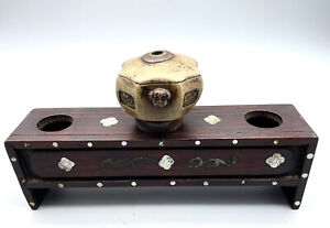 A Rare Antique Chinese Yunnan Opium Bowl Damper 