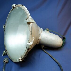 Large Vintage Industrial Cool Rare Old Light Revere Chicago Electric Steampunk