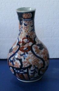 Antique Probably Oriental Vase Imari Type Decoration A