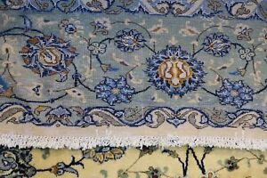 Authentic Wool Rnrn 423 9 7 X 13 1 Persian Keshan Rug