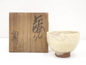 Tea Ceremony Tea Utensils Hagi Yaki Ware Japanese Pottery Matcha Bowl Chawan Yr