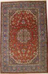 9x13 Rare High Kpsi Traditional Oriental Rug Floral Wool Decor Carpet 8 8x13 5