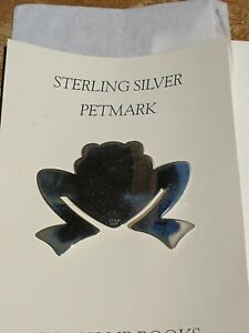 Vintage Lunt Frog Shaped Sterling Silver Book Mark Vgc Original Packaging