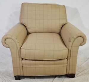 Baker Furniture Traditional Club Arm Chair Lounge Arm Chair Designer Fabric