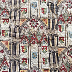 1830 Museum Worthy 1 Of 2 65x51 Silk Quilt Gothic Revival French English H