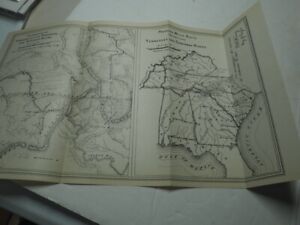 Original Maps North Carolina Tennessee Georgia Proposed Canal 1881